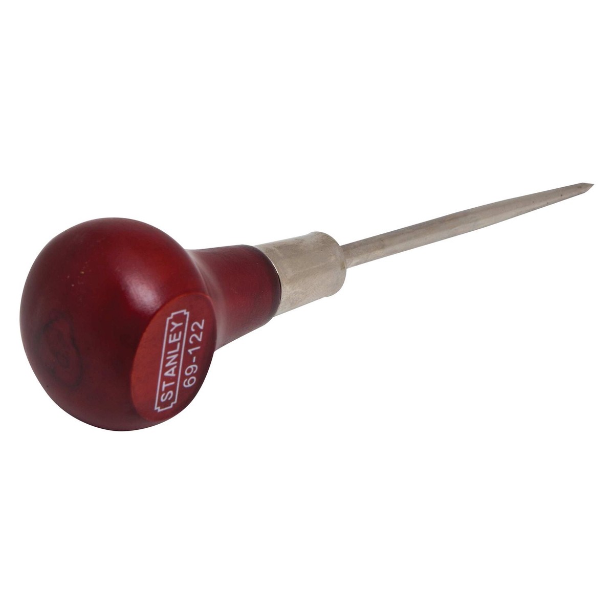 Chisel - Stanley 6-1/6" Wood Handle Scratch Awl, 69-122