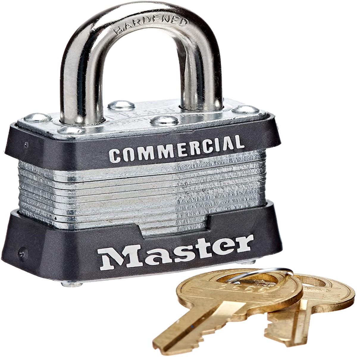 Padlock - Master Lock Steel Padlock - Keyed Different, 34" Shackle C-3KD