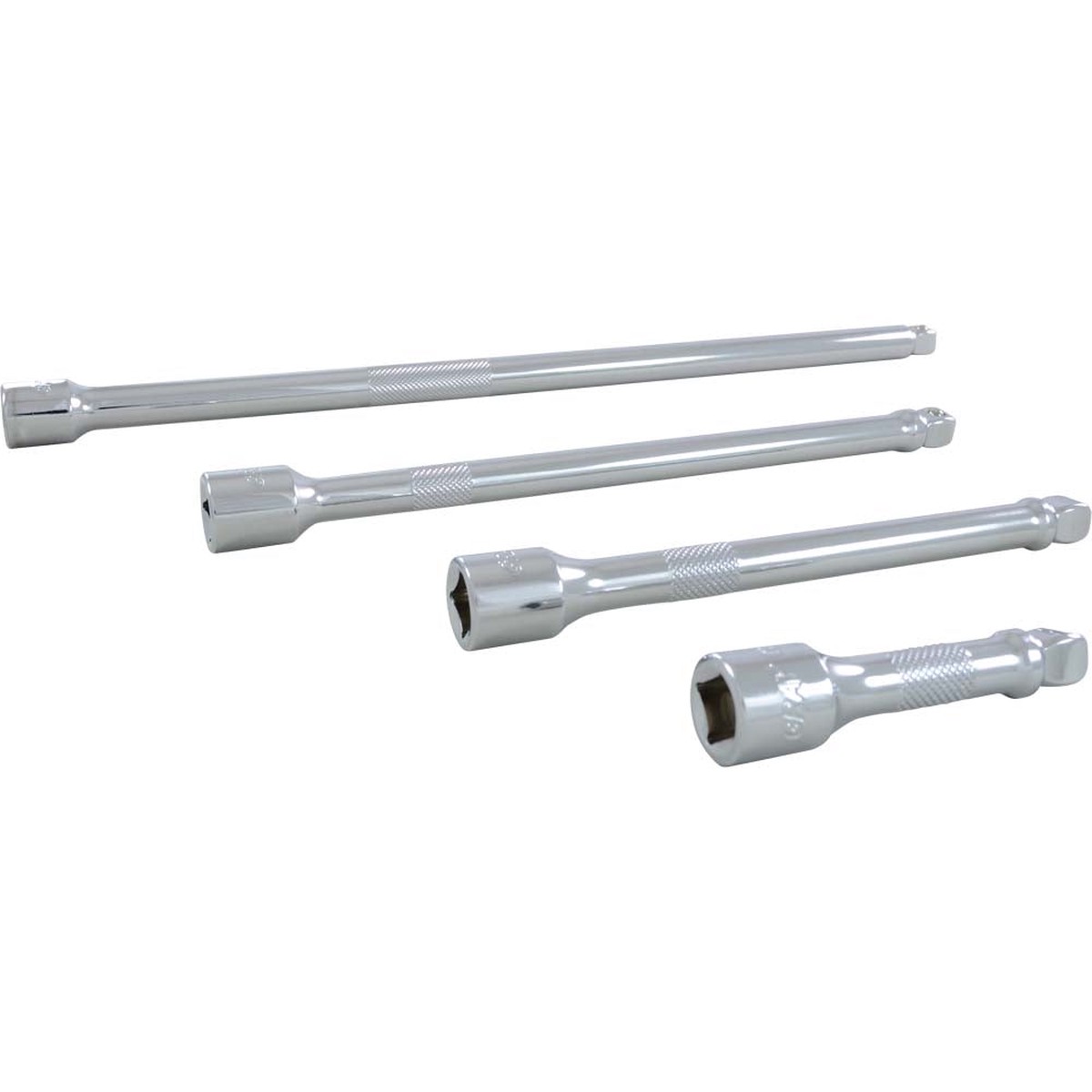 Socket Set - Gray Tools 3/8" Dr. 4 Piece Chrome Wobble Extension Set, 38004S