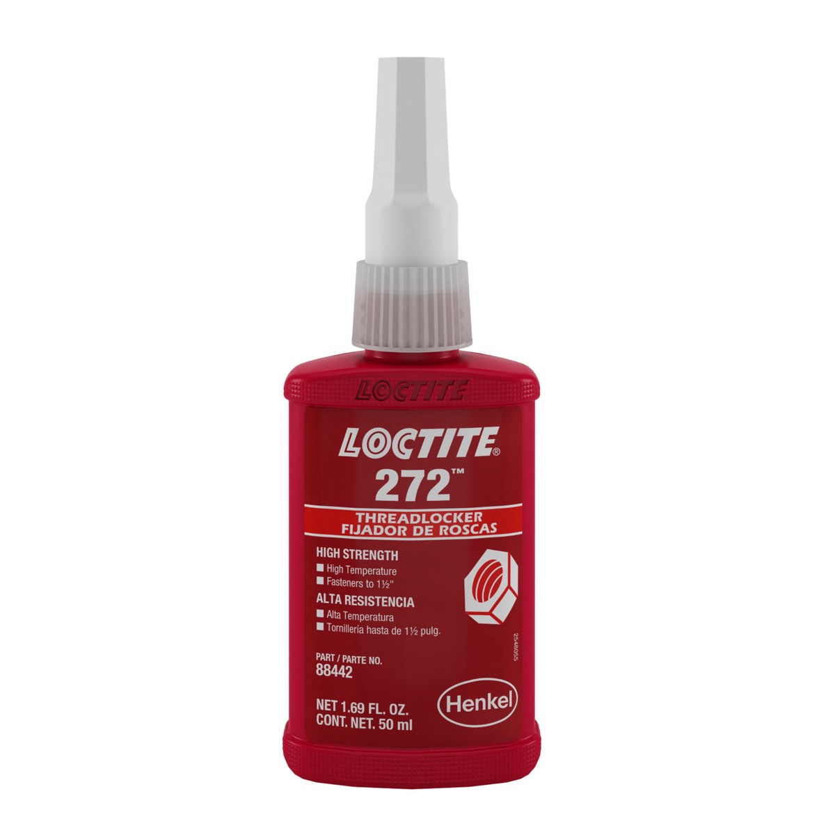 Adhesive - Loctite 272 High Strength, High Temperature Threadlocker, 88442