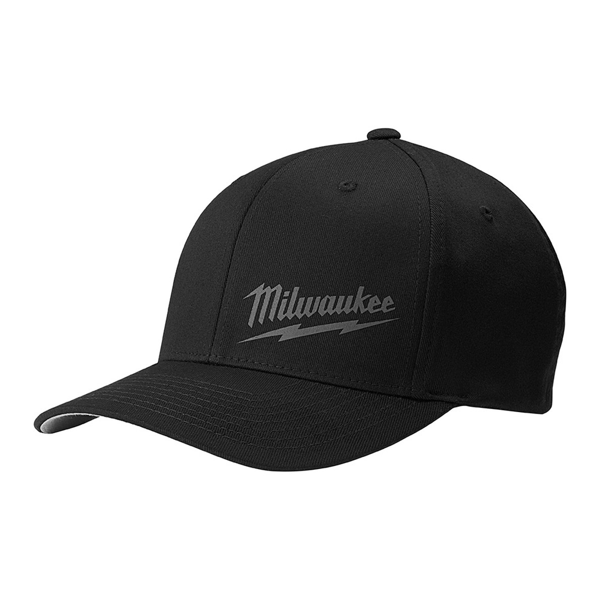 Ball Cap - Milwaukee Fitted Hat (Black, Grey or Red), 504