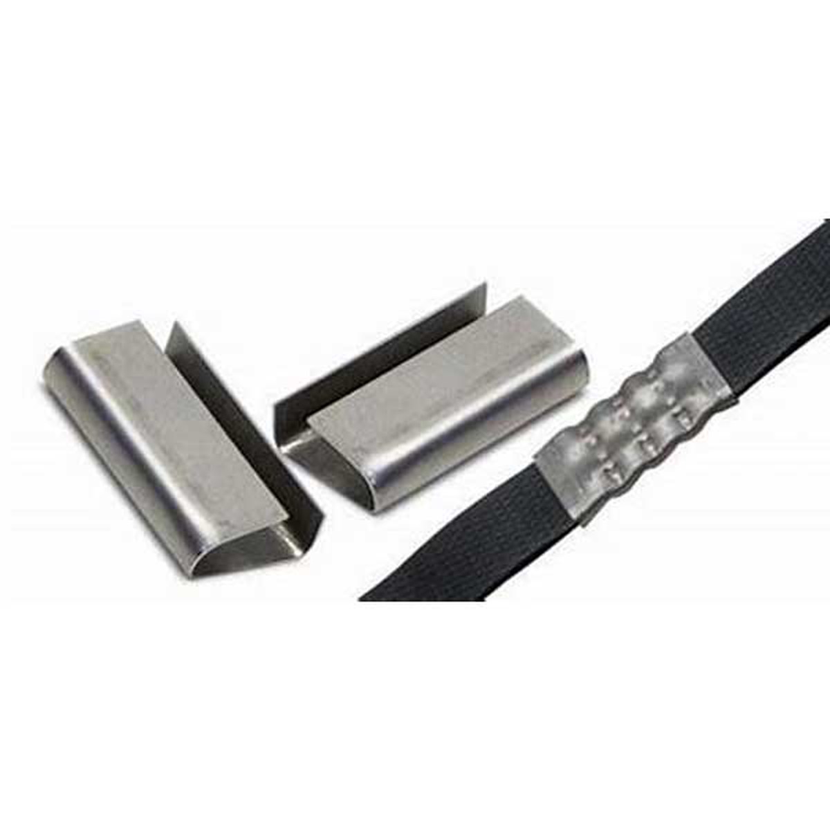 Open Seal - Fromm Plastic Strapping 1/2 Open Seals (Case of 1000), S-40BL