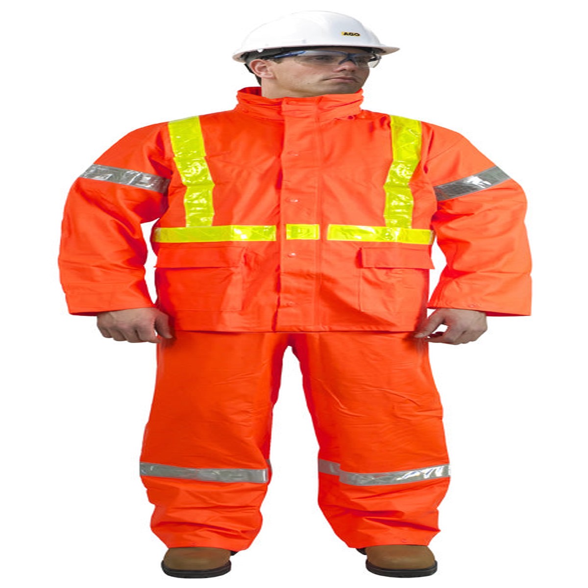 Rain Suit - AGO Hi-Viz 2-Piece Rain Suit, OH-600