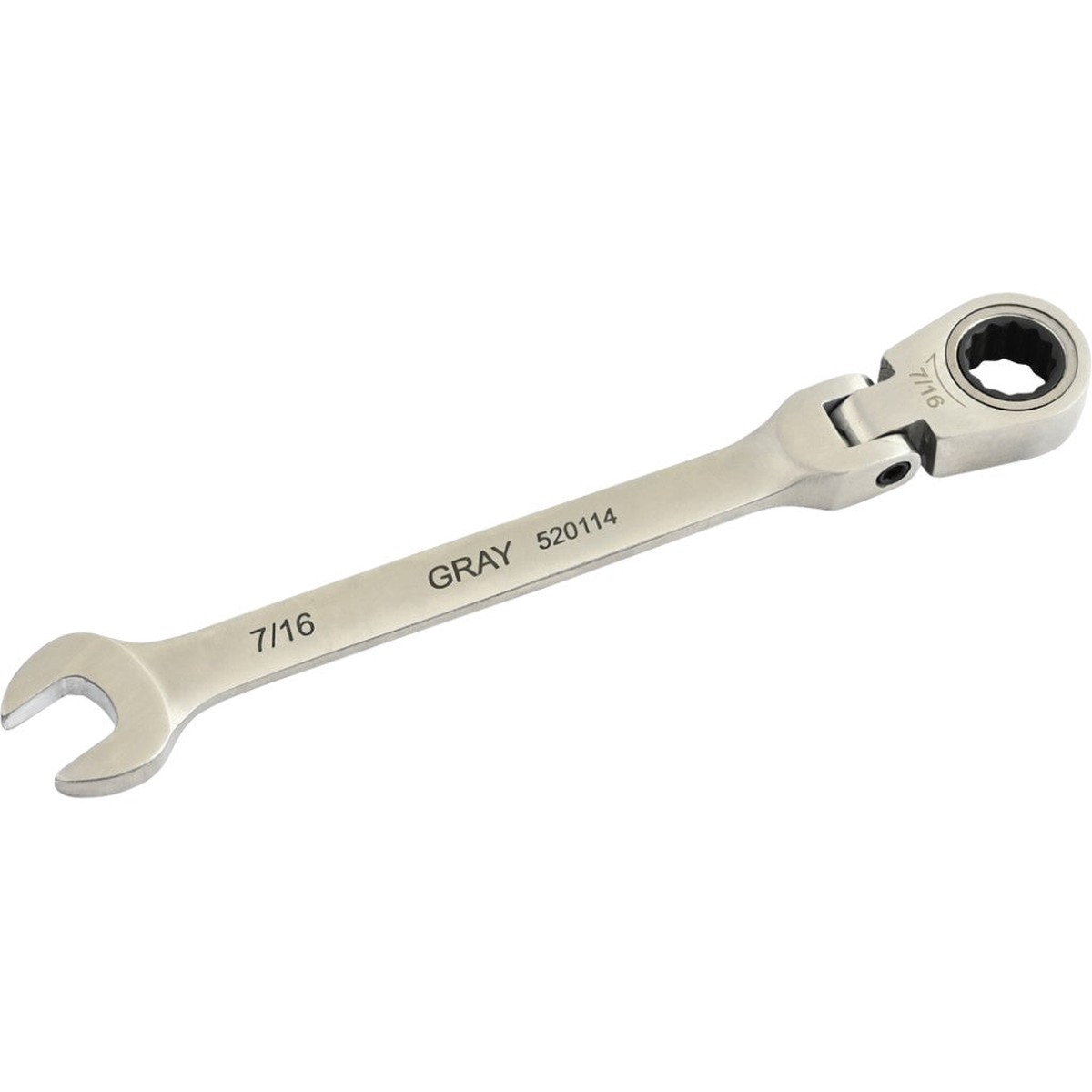 Wrench - Gray Tools SAE Combination Flex Head Multi-Gear Ratcheting Wrenches, Various Sizes