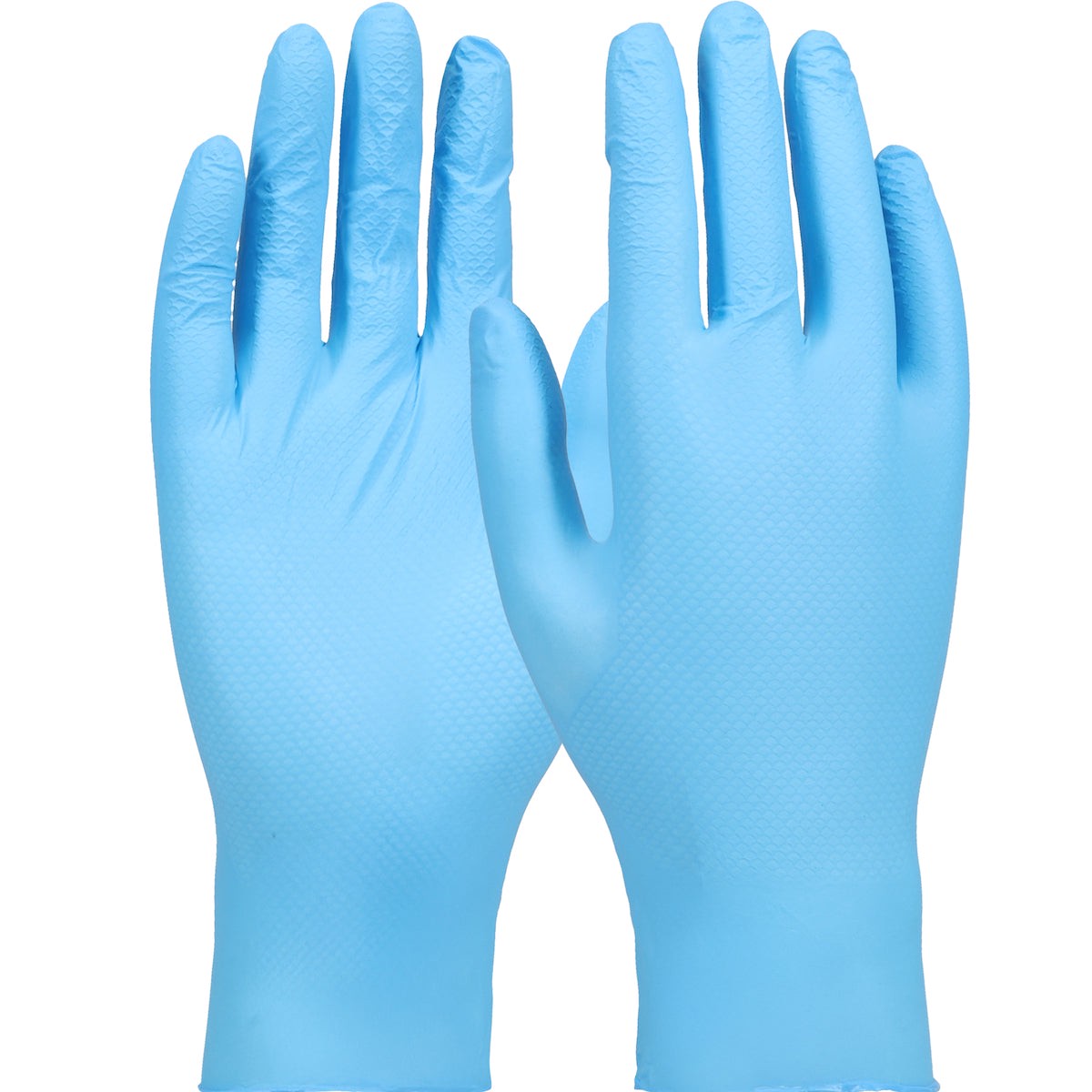 Disposable Gloves - PIP Ambi-dex Disposable Ambidextrous 4 Mil Nitrile Glove, Powder Free with Grippaz Technology, 66-400