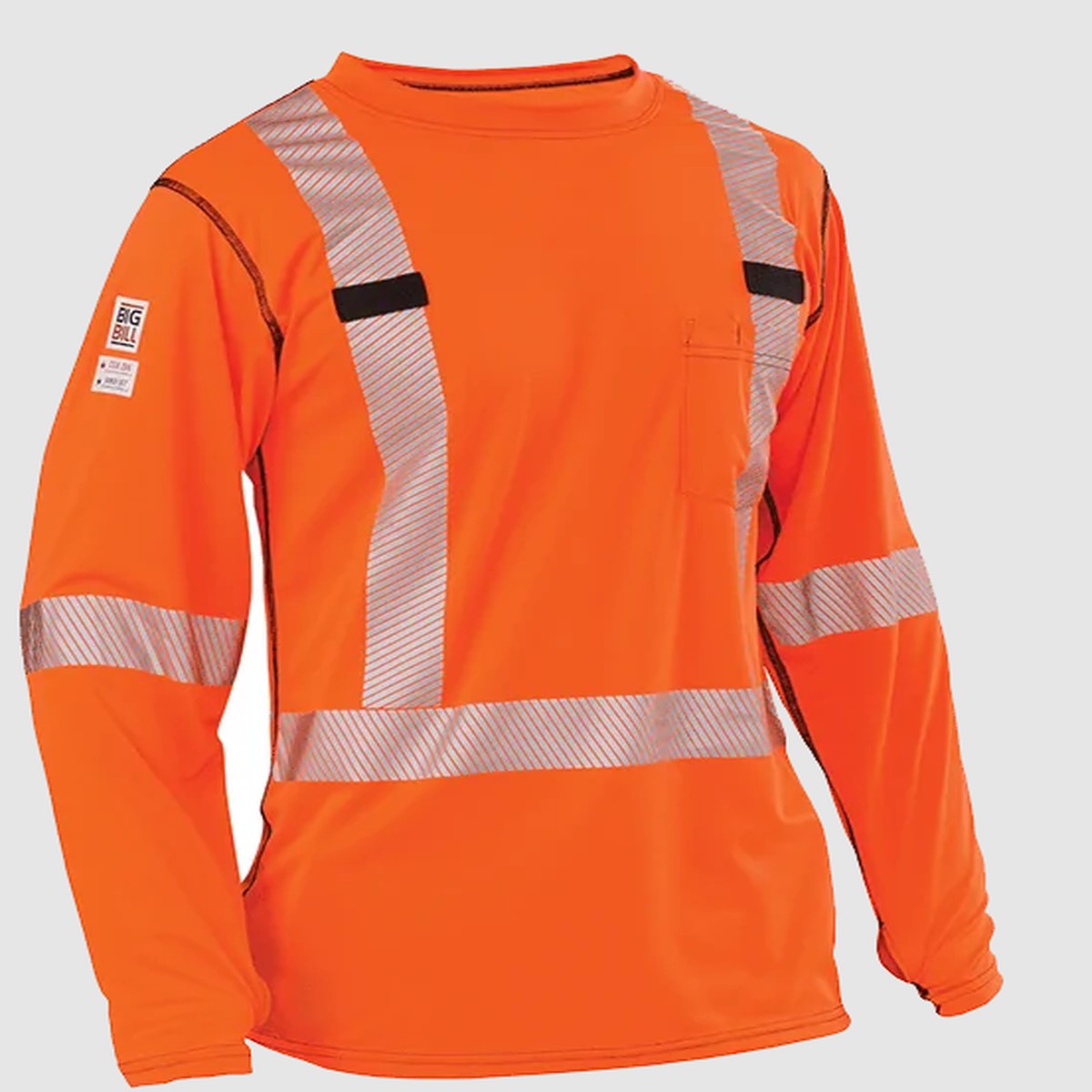 Long-Sleeved Shirt - Big Bill Polartec Power Dry Reflective Long Sleeve RT55HVK5