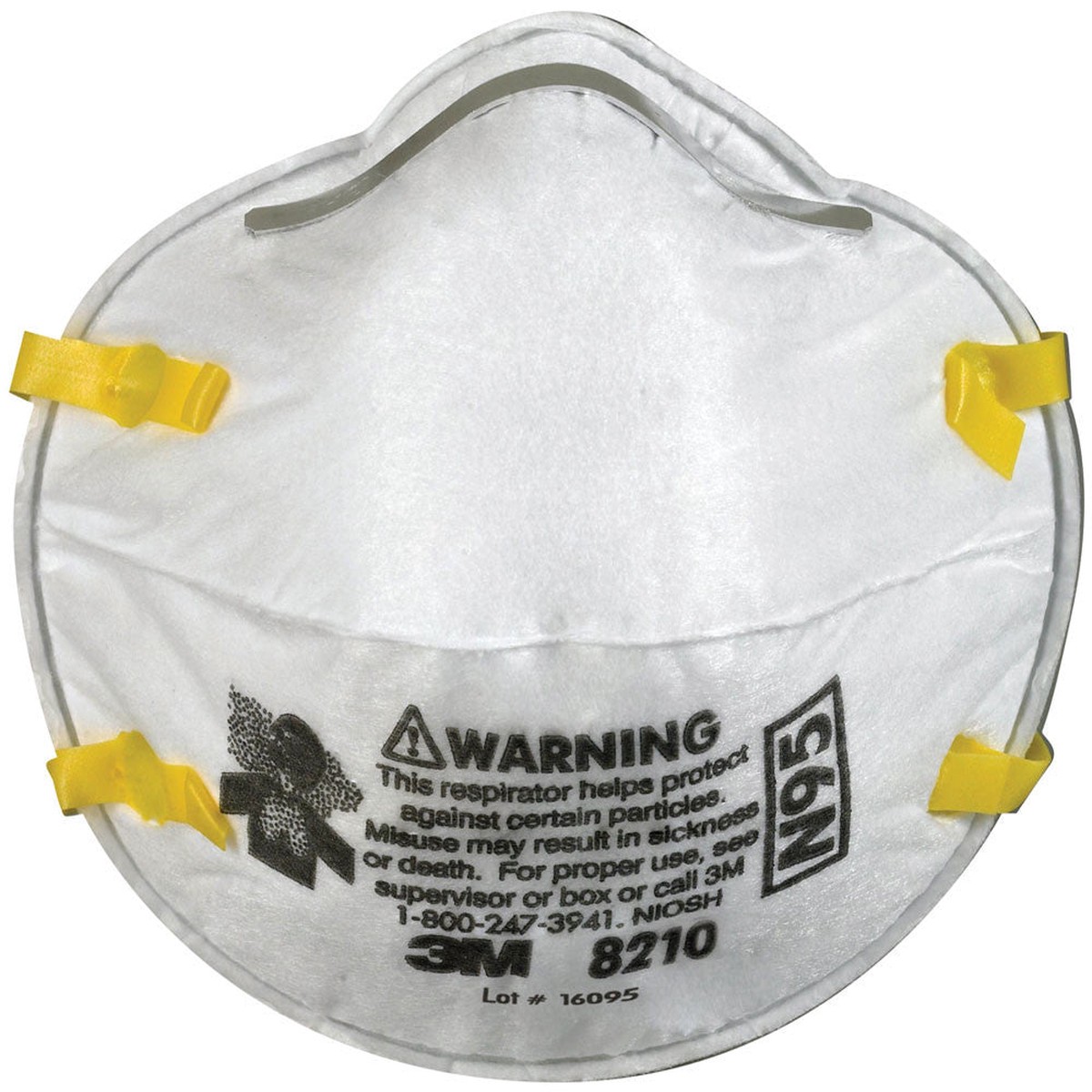 Particulate Respirator / Face Mask - 3M N95, 8210