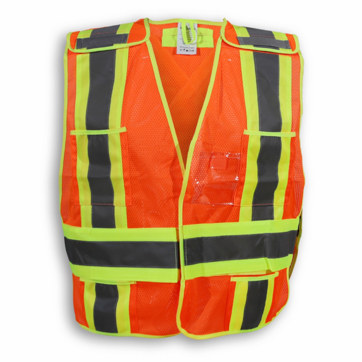 Safety Vest - Big K Orange 100% Polyester Soft Mesh Safety Vest BK101ORG