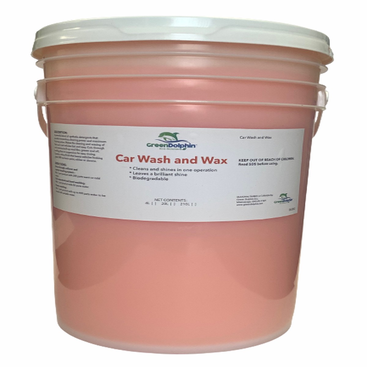 Car Wash & Wax - Green Dolphin Car Wash & Wax 20 L, GD-CWW-20
