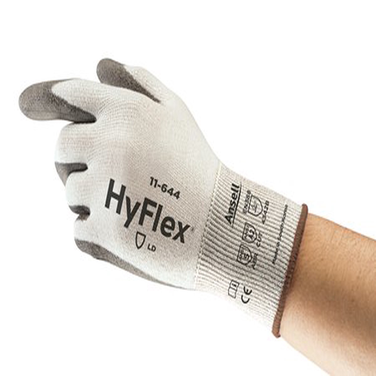 Cut Resistant Gloves - Ansell HyFlex Medium Duty, 11-644