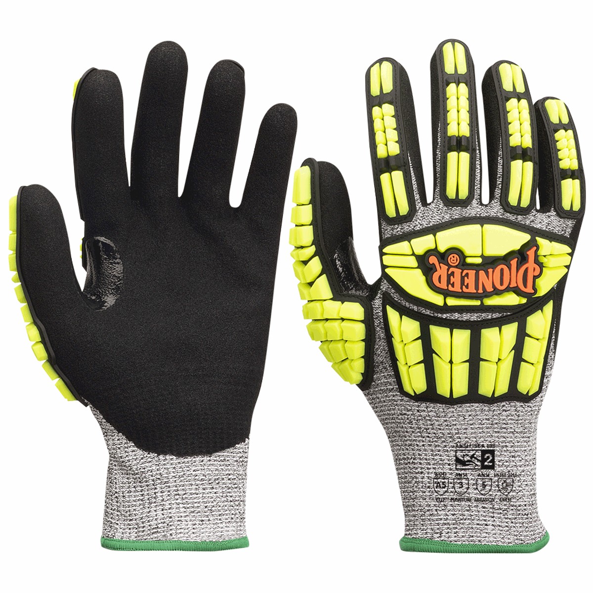 Cut Resistant & Impact-Resistant Gloves - Pioneer TPR 5363
