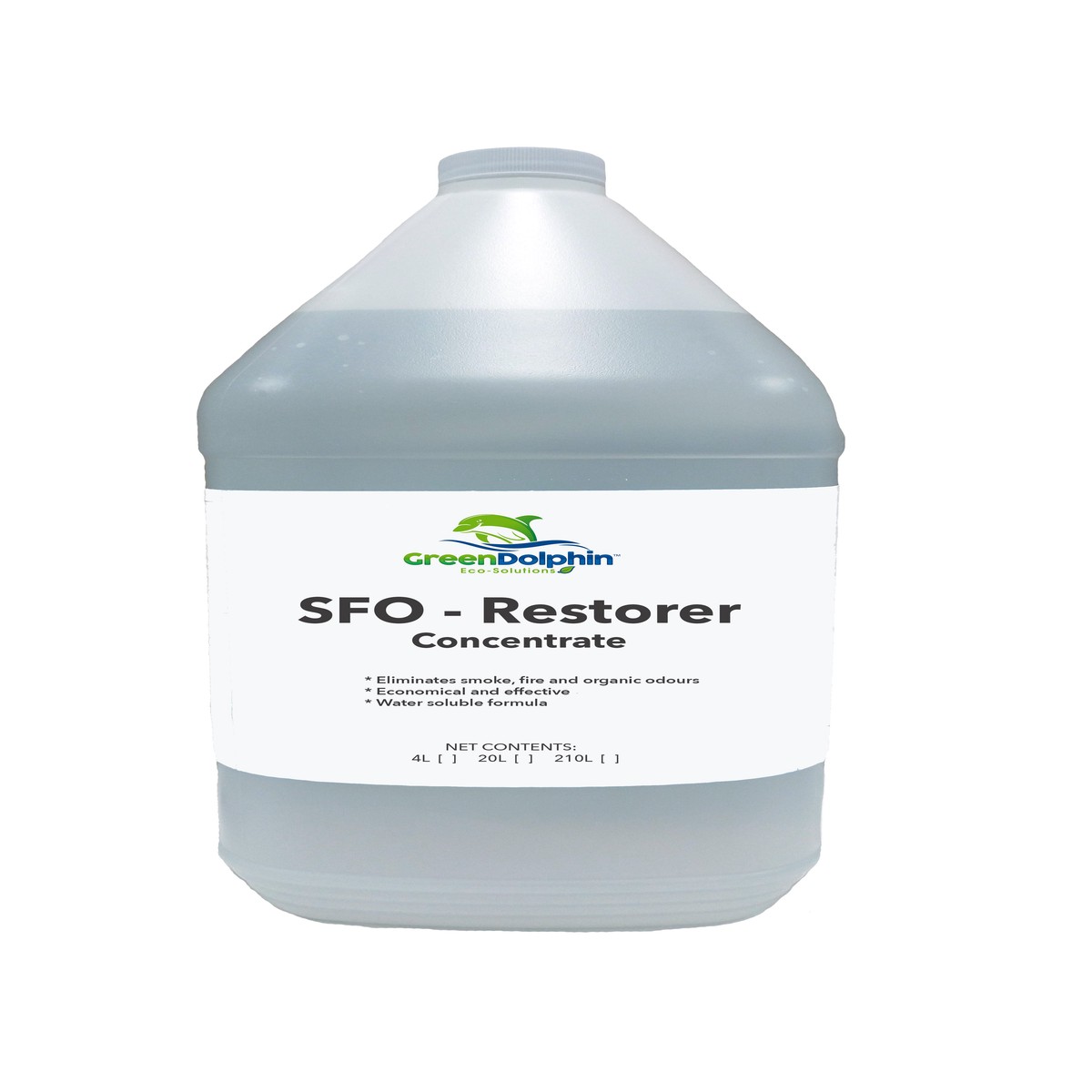 Odour Eliminator - Green Dolphin SFO-Restorer (Smoke, Fire & Organic), GD-SFOR