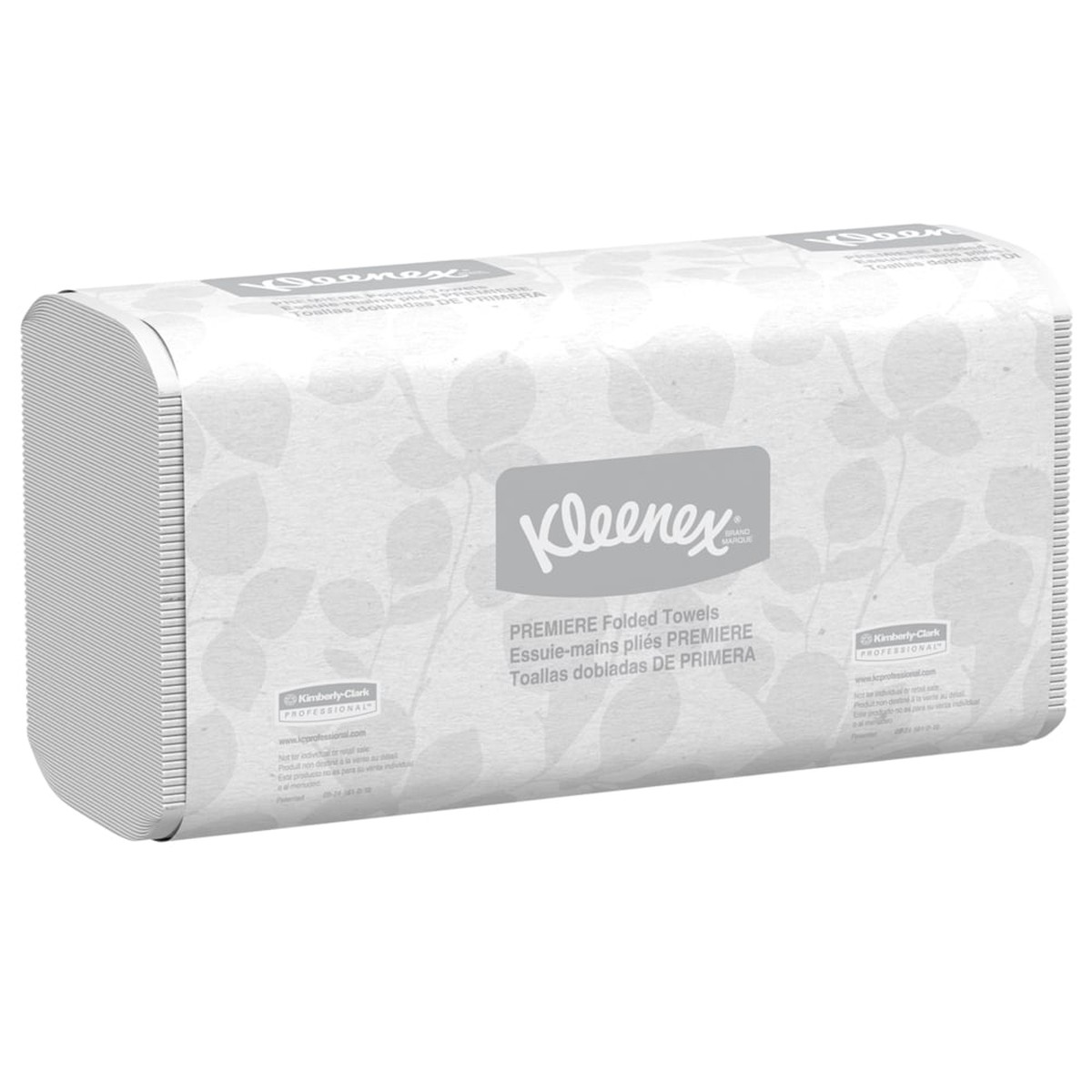 Paper Towel - Kleenex Premiere Folded Towels, 7.8" x 12.4" (Case of 25 Packs), 13253