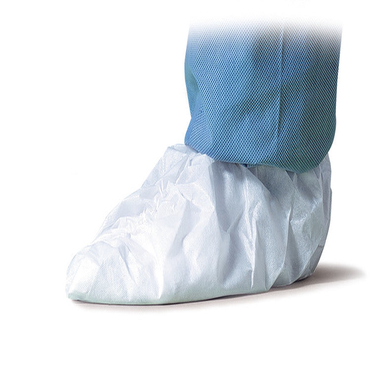Shoe Cover - DuPont ProShield 30 Serged Seams, Elastic Opening, 5.5" Height, White (Case of 200) PE440S