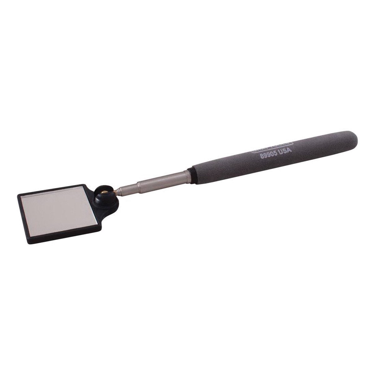 Inspection Mirror - Gray Tools Square Swivel Head Telescopic Inspection Mirror 89905