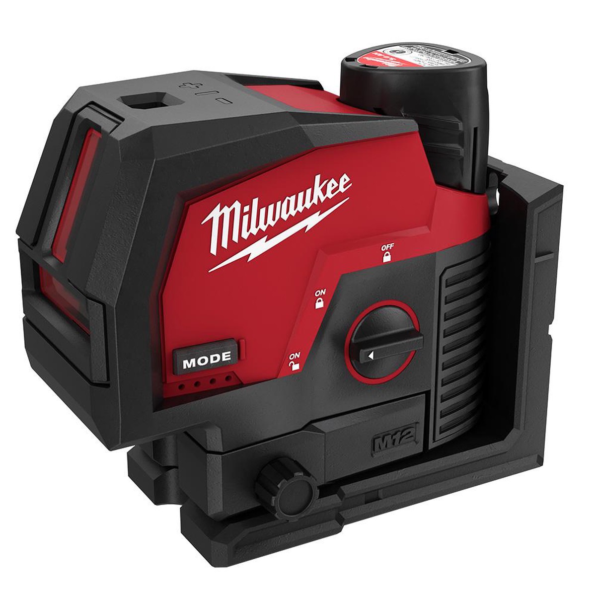 Laser Level Kit - Milwaukee M12 Lithium-Ion Cordless Green Cross Line & Plumb Points Laser Kit, 3622-21