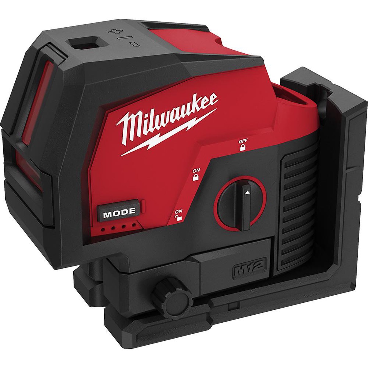 Laser Level - Milwaukee M12 12 Volt Lithium-Ion Cordless Green Cross Line and Plumb Points Laser (Tool Only), 3622-20