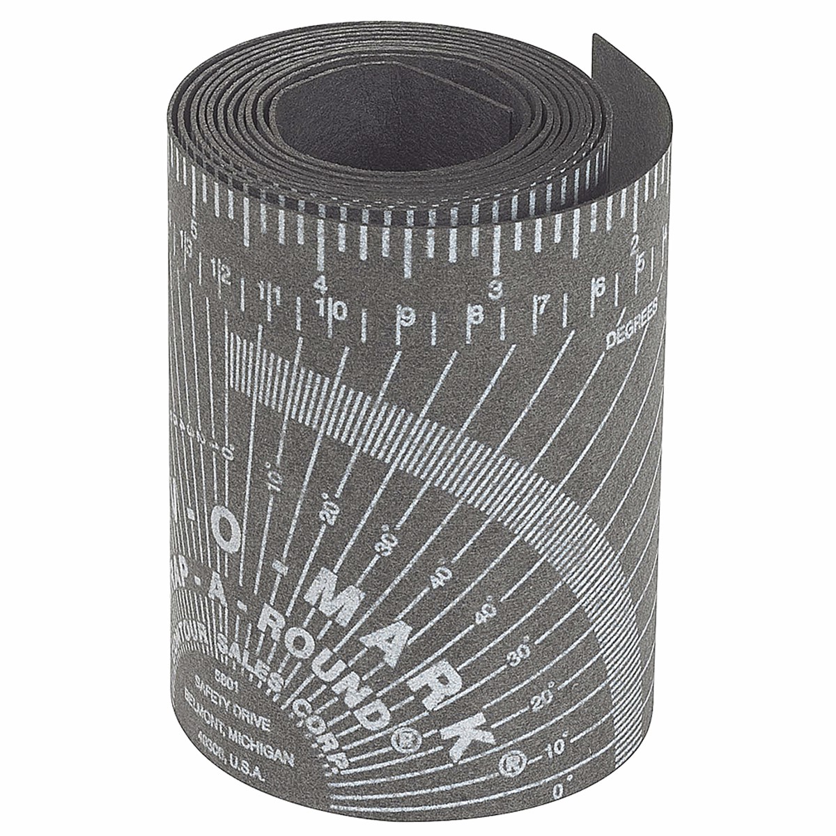 Pipe Tools - Jackson Safety Flexible Wrap-A-Round Pipe Marking Tool, Black or Grey, M-2XL