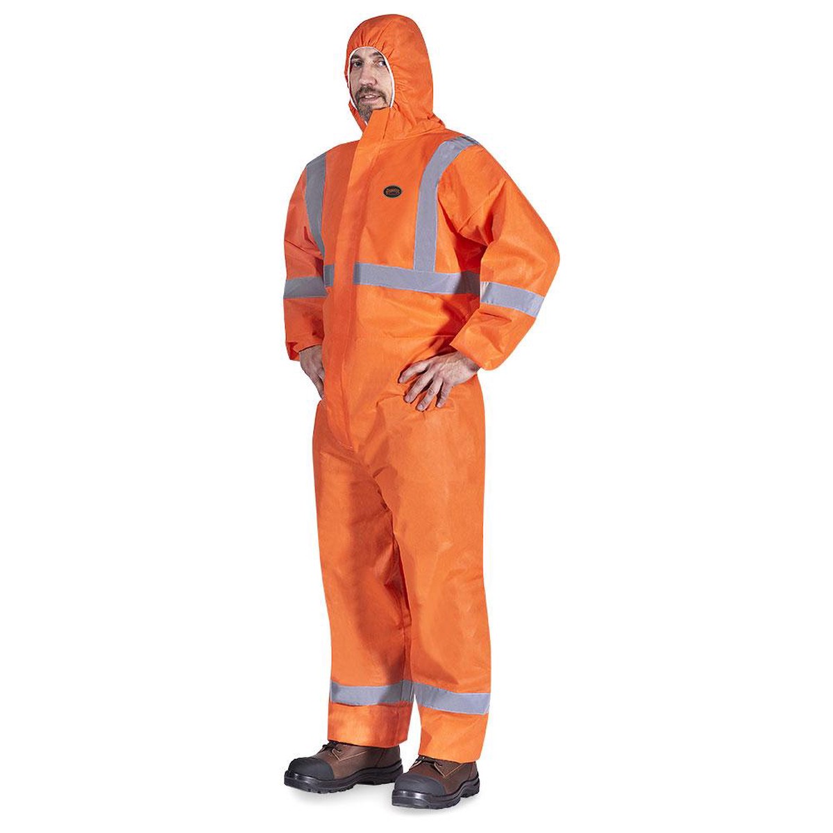 Coveralls - Pioneer Orange SMS Coverall with Reflective Tape, 2077