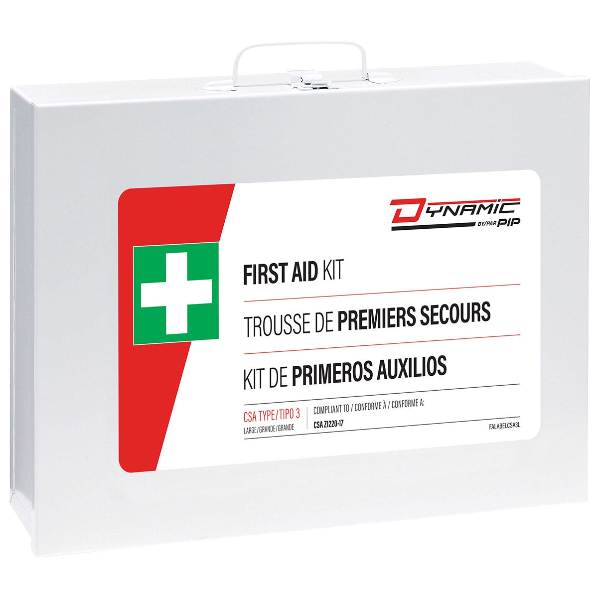 First Aid Kit - Dynamic CSA Standard First Aid Kit, Type 3: Medium (Metal, Nylon or Plastic Packaging)