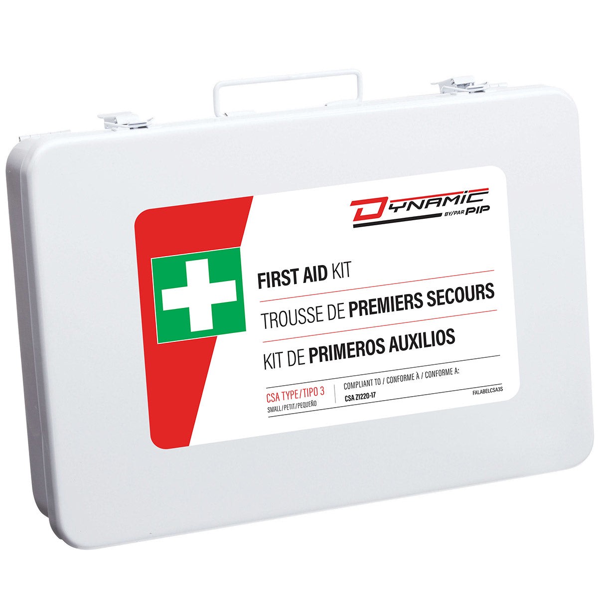 First Aid Kit - Dynamic CSA Standard First Aid Kit, Type 3: Small (Metal, Nylon or Plastic Packaging)