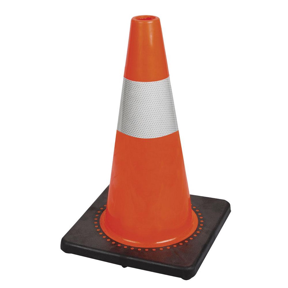 Traffic Cone - Pioneer Premium PVC Flexible 18" or 28" Safety Cone with Hi-Luminance Band, 181N / 183N