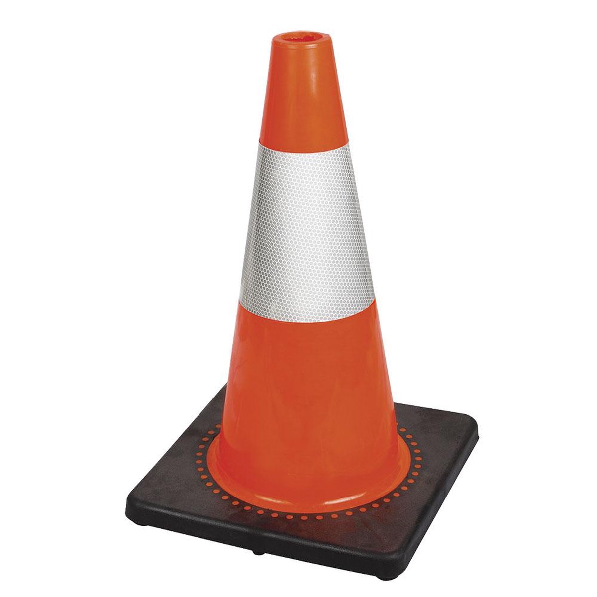 Traffic Cone - Pioneer Premium PVC Flexible Safety Cone with Hi-Luminance Bands, 181 / 183 / 186