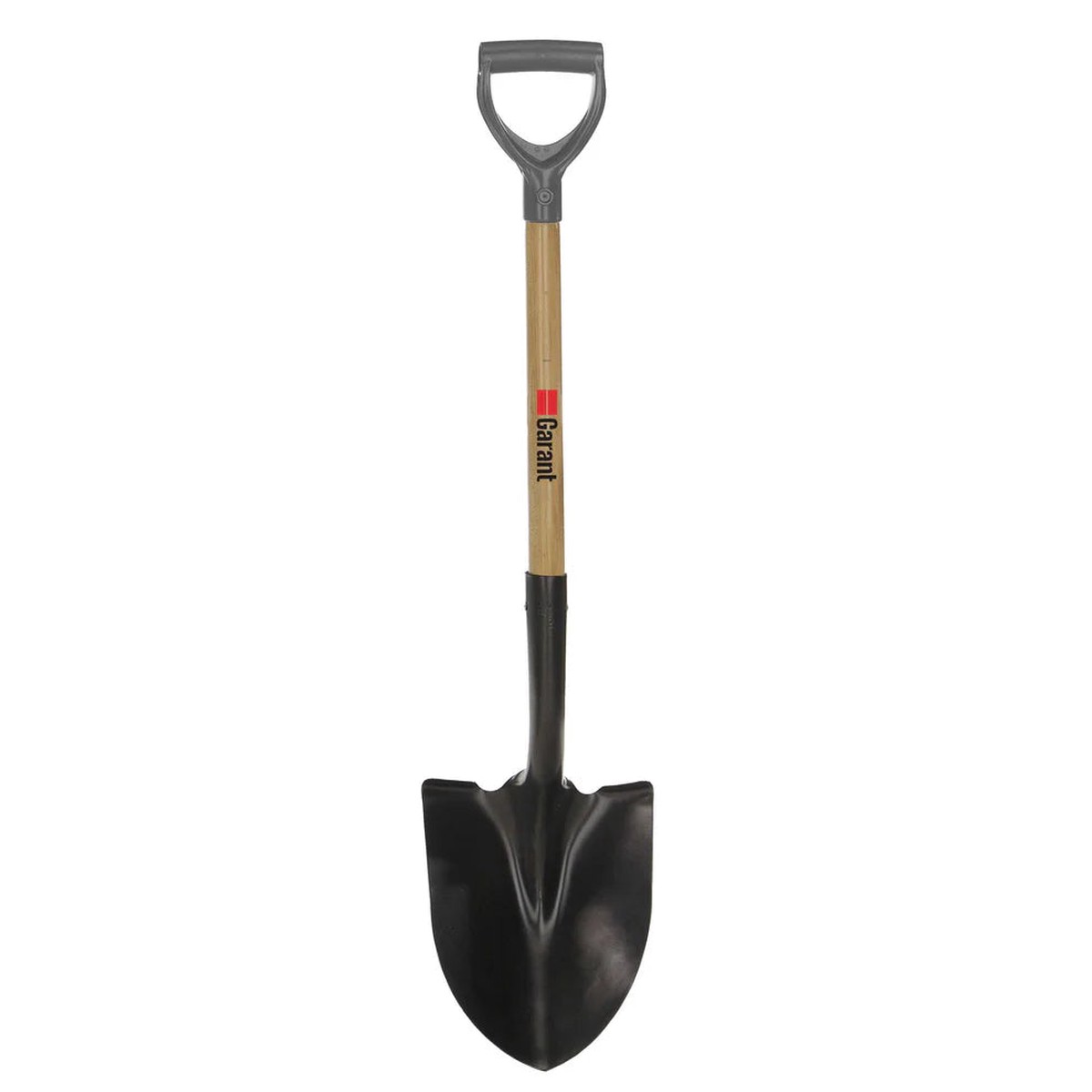 Shovel - Garant Round Shovel, Wooden Handle, D-Handle, 00195 / TDR