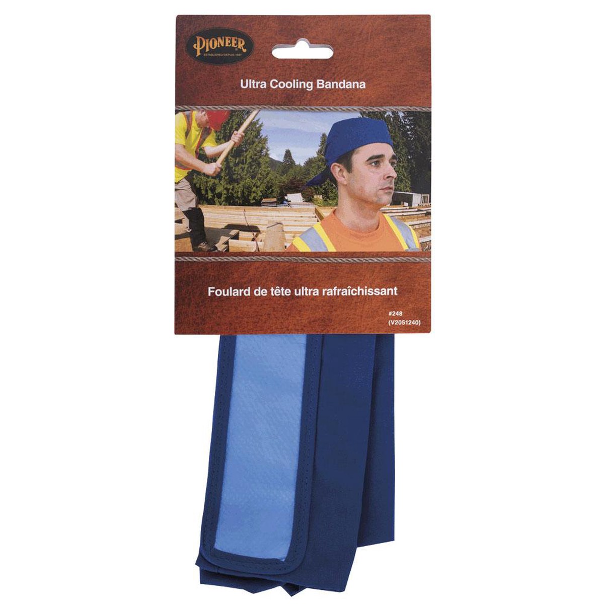 Bandana - Pioneer Ultra Cooling Blue Bandana, 248