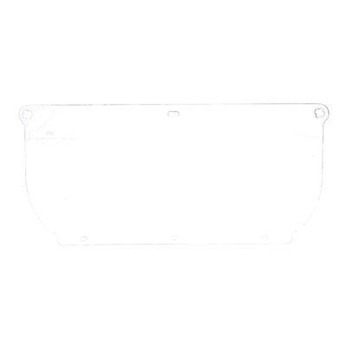 Face Shield - 3M Polycarbonate Flat Stock, Clear (Case of 10) 82543-00000