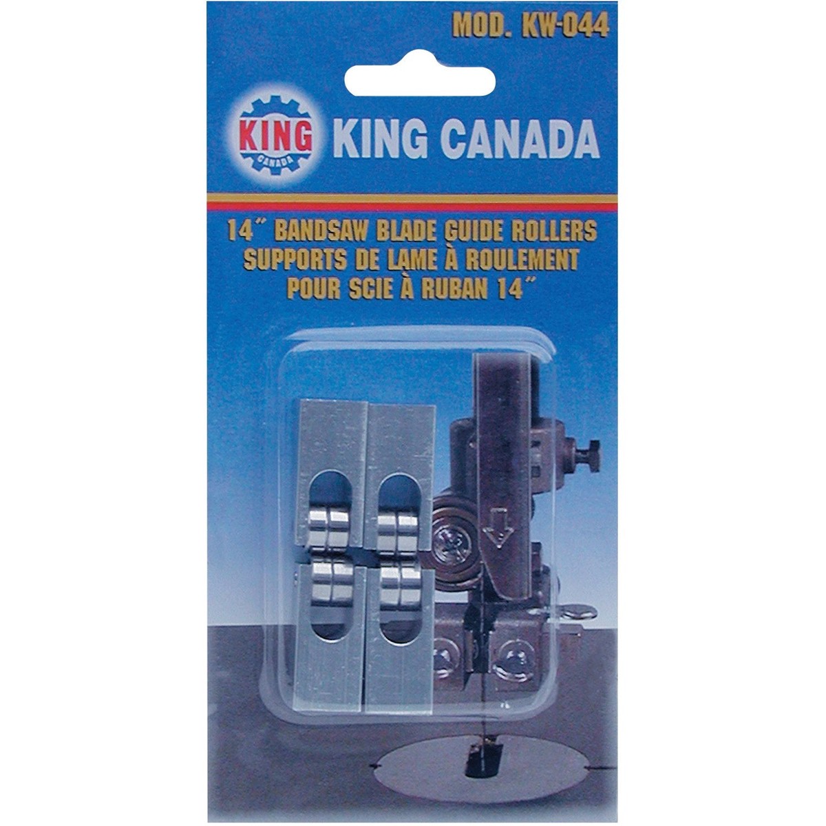 Guide Rollers - King Canada Ball Bearing Bandsaw Blade Guide Rollers KW-044