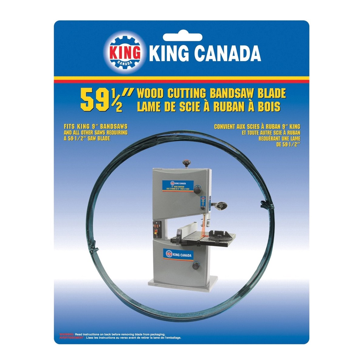 Bandsaw Blade - King Canada Wood Cutting Bandsaw Blade KBB-9-6 / KBB-9-8
