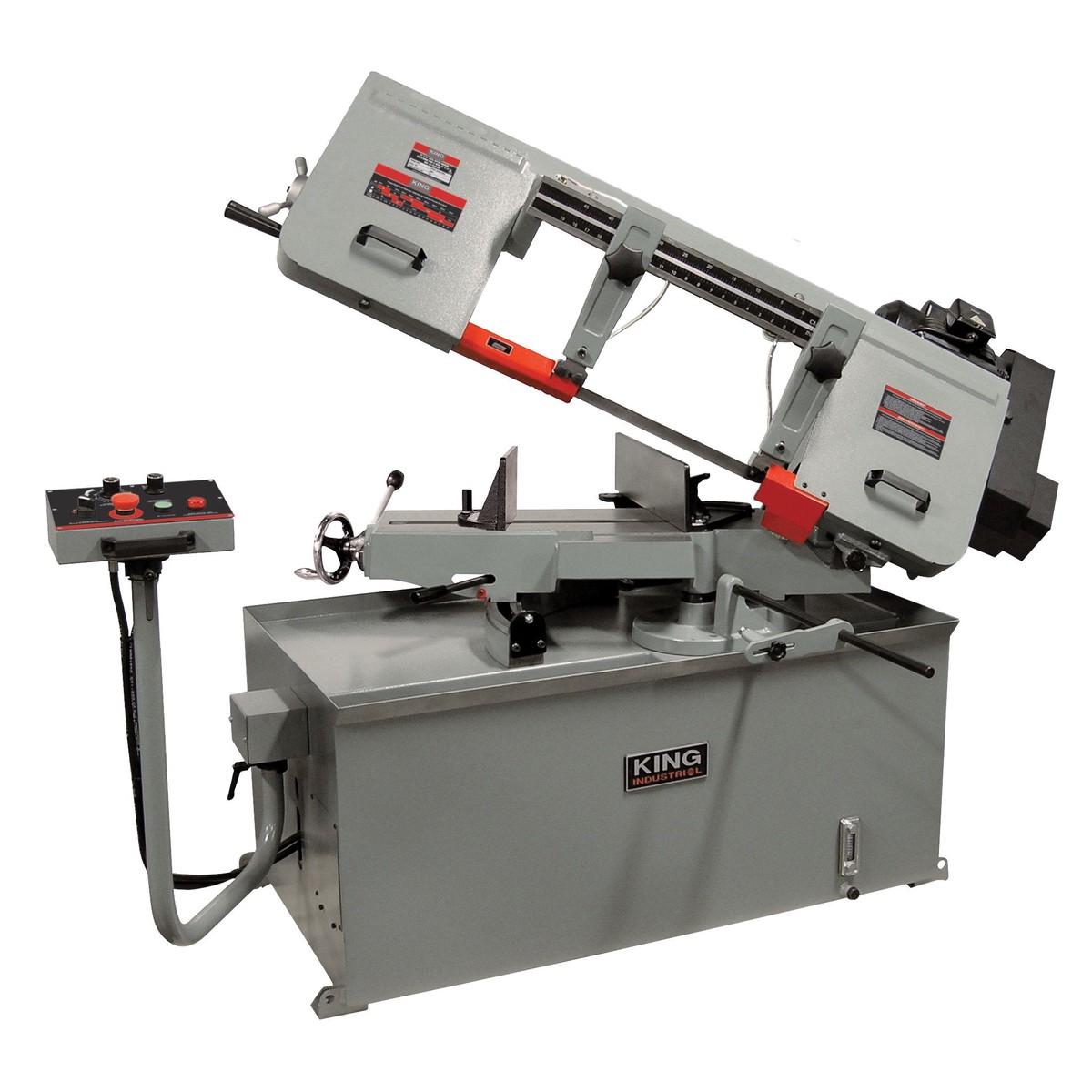 Bandsaw - King Canada 10"X18" Variable Speed Swivel Metal Cutting Bandsaw KC-228S-V-2 / KC-228S-V-6