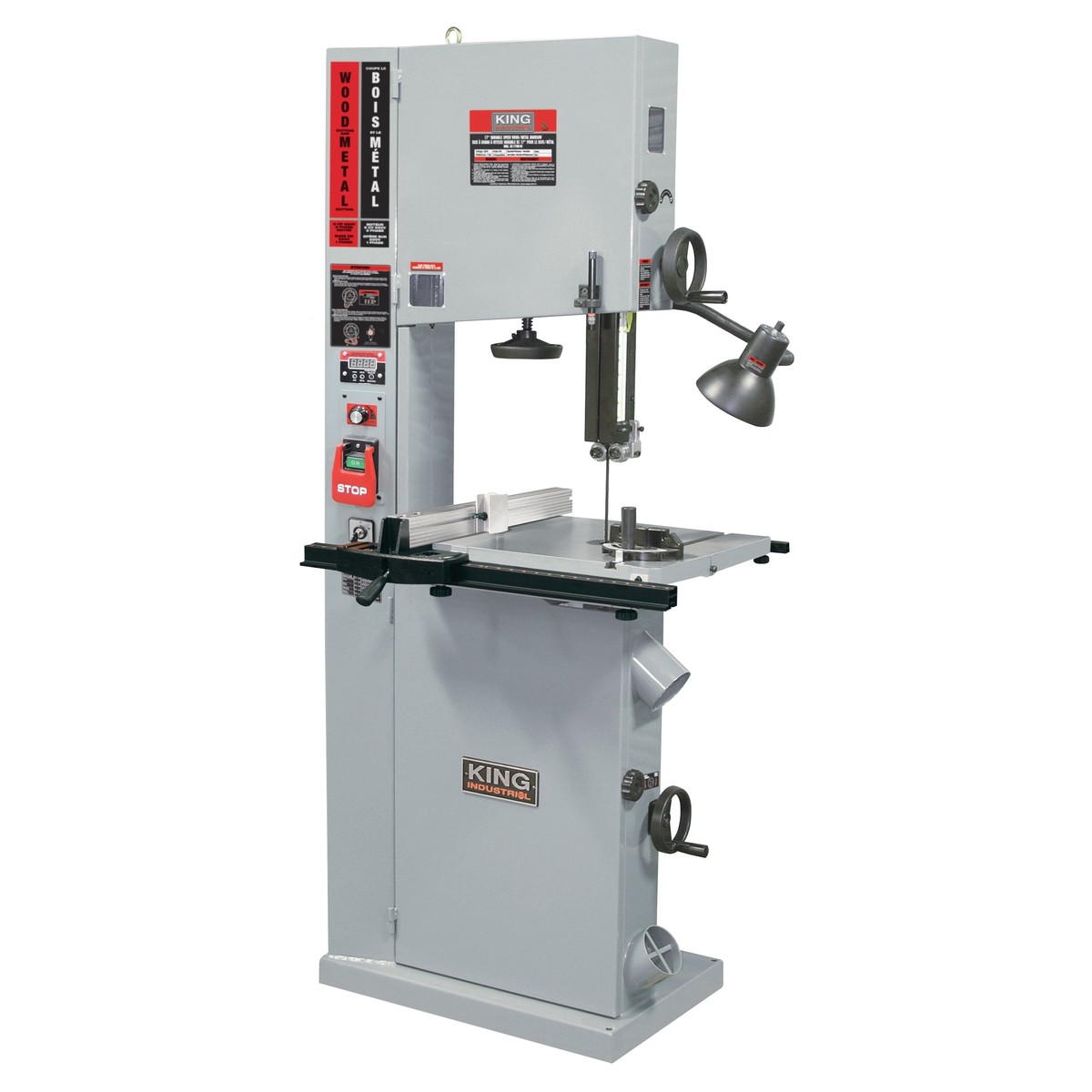 Bandsaw - King Canada 17" Variable Speed Wood/Metal Cutting Band Saw KC-1700WM-VS