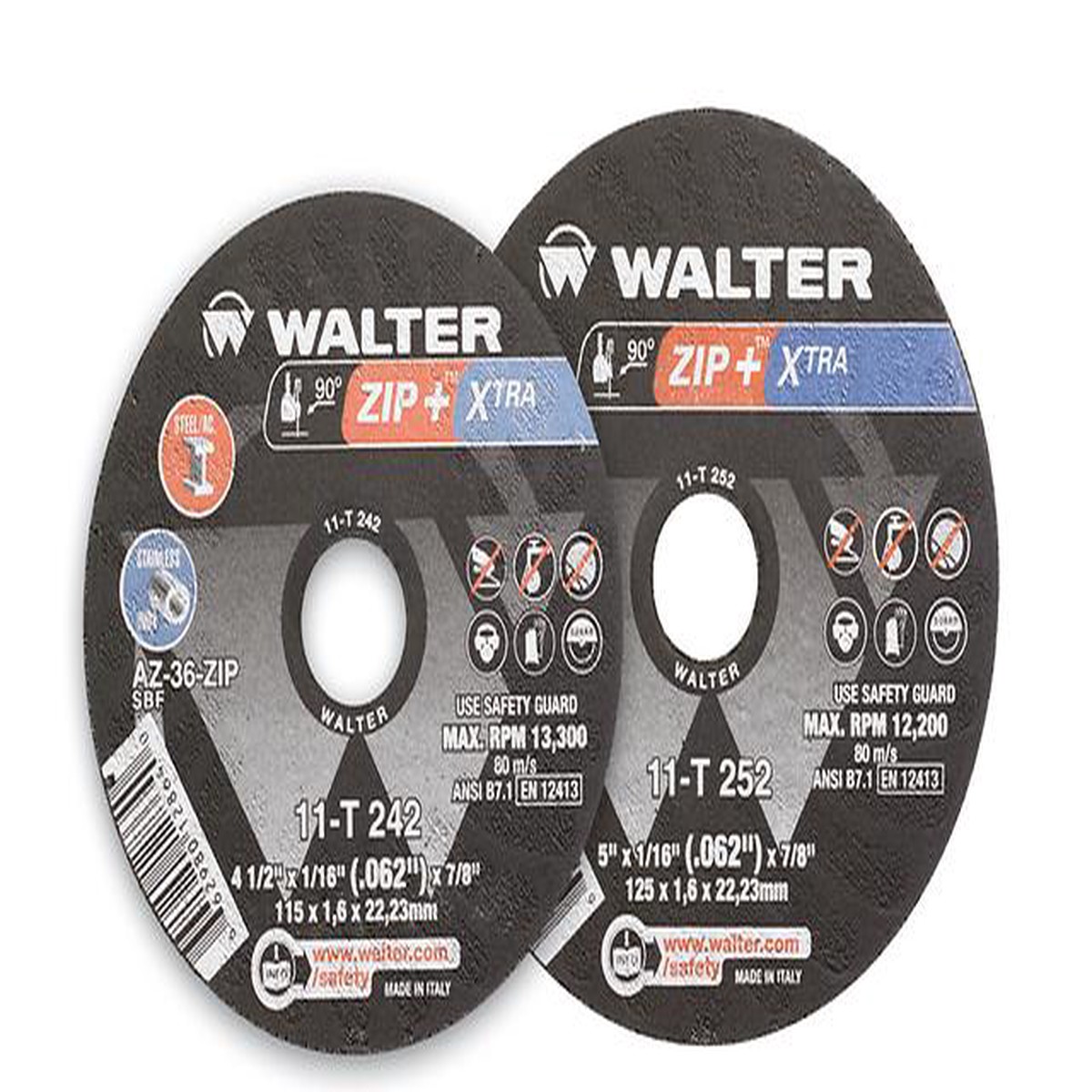 Cut-Off Wheel - Walter ZIP+XTRA Cut-off Wheel, 11T