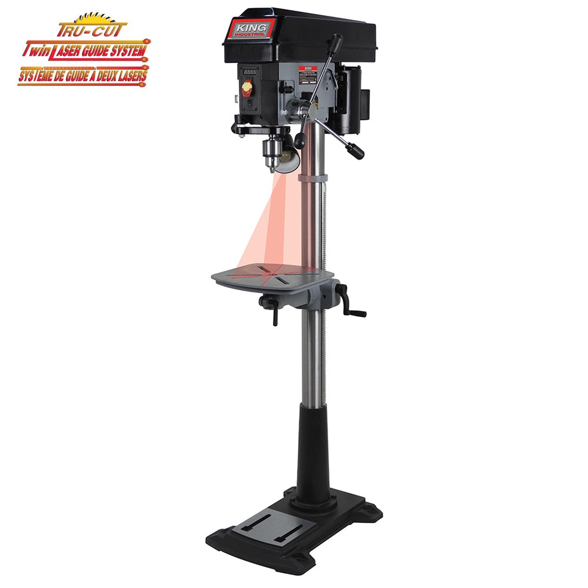 Drill Press - King Canada 15" Variable Speed Drill Press, KC-15HS-VS