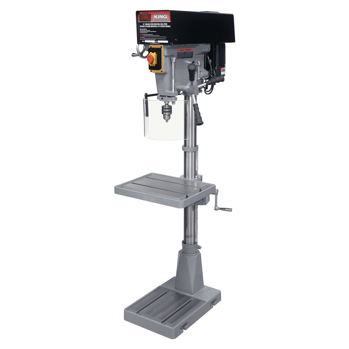 Drill Press - King Canada 15" Variable Speed Industrial Drill Press KC-30HS-VS