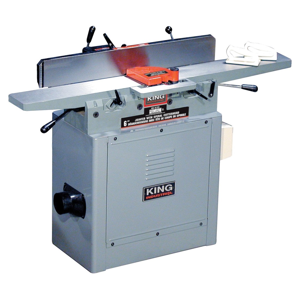Jointer - King Canada 6" Industrial Jointer with Spiral Cutterhead KC-75FX