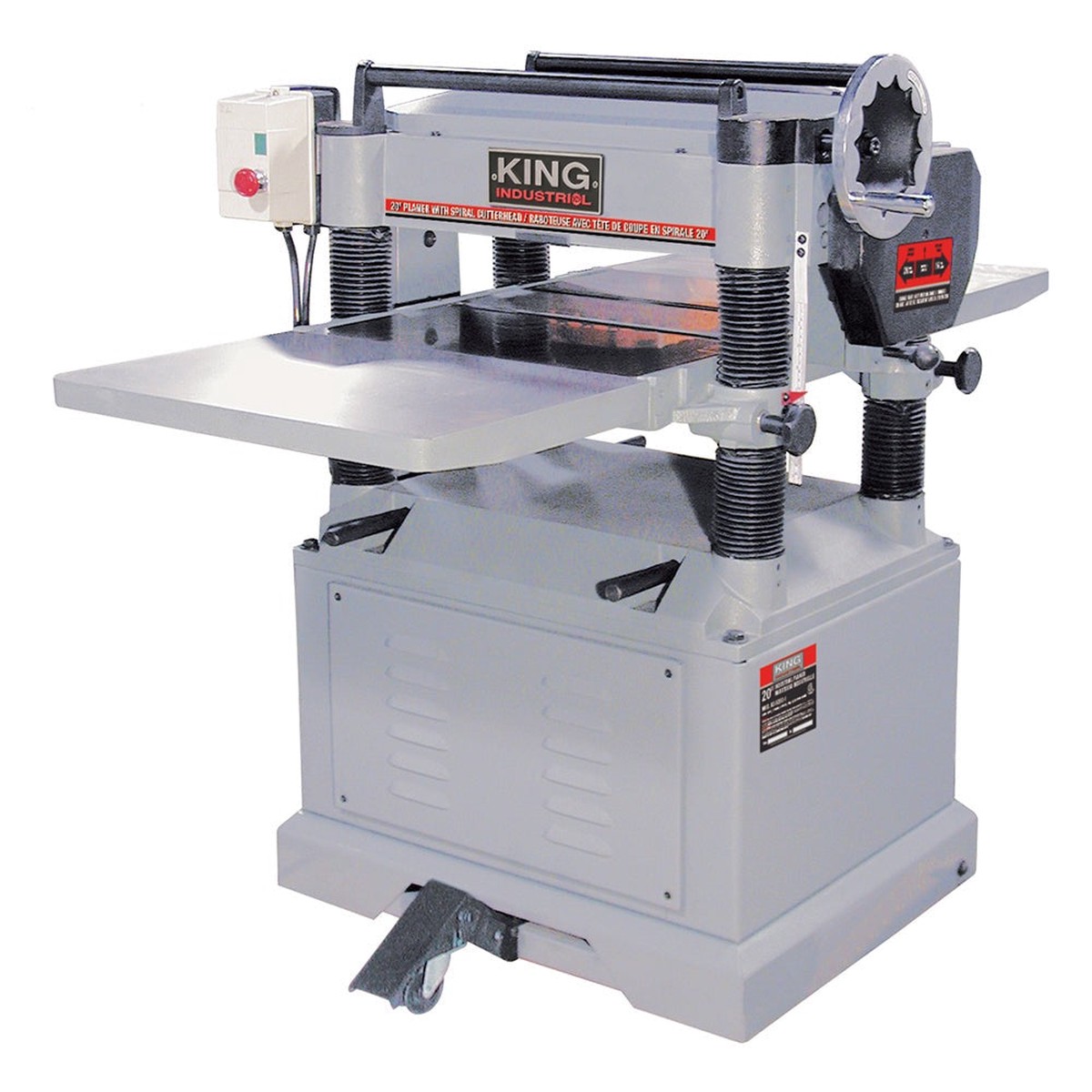 Planer - King Canada 20" Planer with Spiral Cutterhead KC-526FX