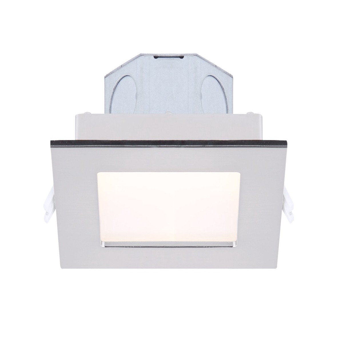 Pot Light - Canarm Recessed 4" Square Brushed Nickel DL-4-9ER-BN-C