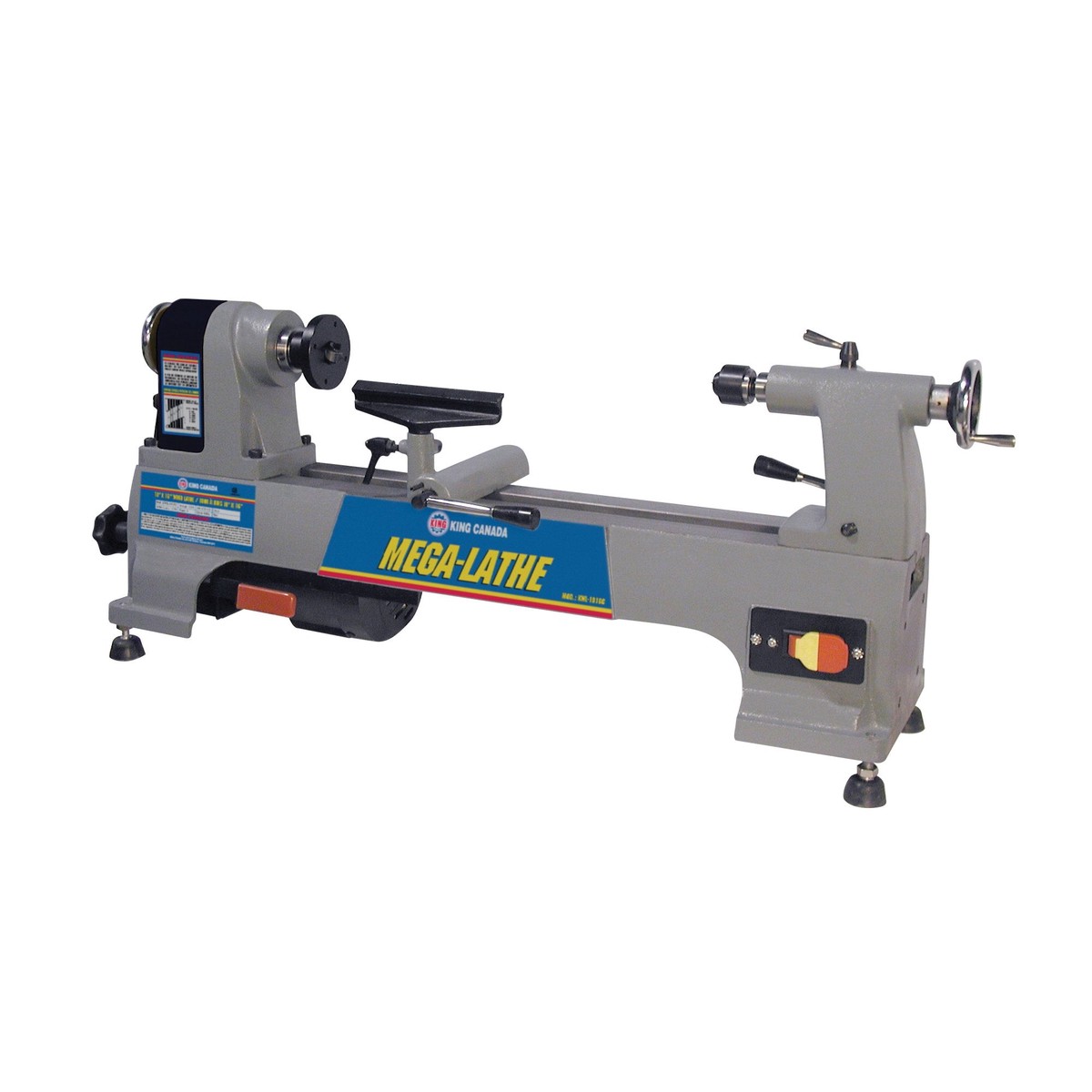 Wood Lathe - King Canada 10" X 16" Wood Lathe KWL-1016C