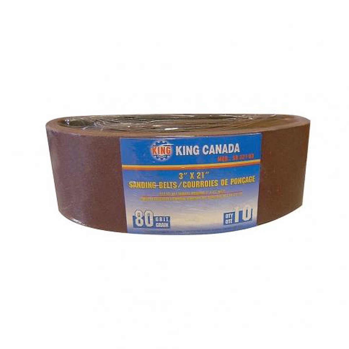Abrasive Belt - King Canada 3" X 21" - Wood Sanding Belt SB-321