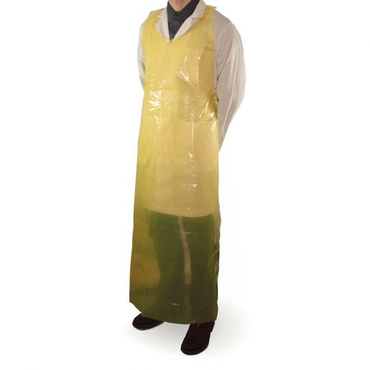 Apron - Superior Glove Disposable Heavy Duty Polyethylene 61" x 37" (Bag of 25), A4YPD6137