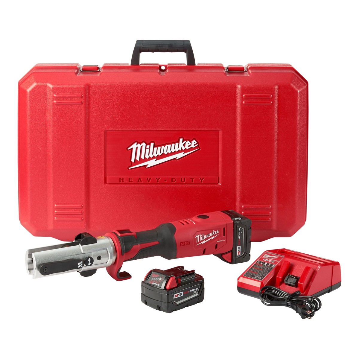 Press Tool Kit - Milwaukee M18 FORCE LOGIC Long Throw Press Tool Kit, 2773-20L