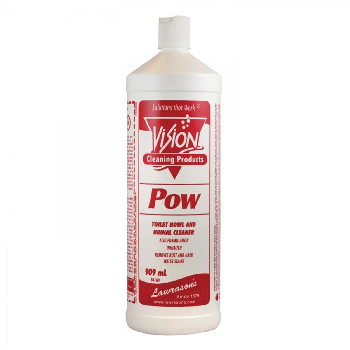 Urinal Cleaner - Lawrason's Vision POW with Hydrochloric Acid, 34160