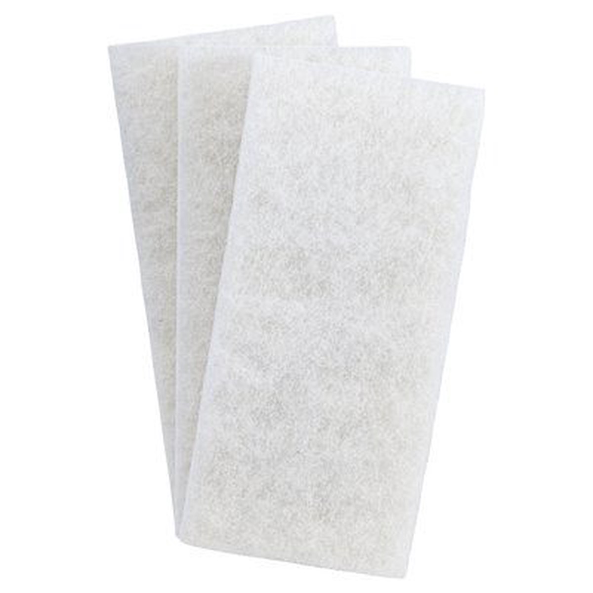 Scouring Pad - 3M Doodlebug, White (Case of 10), F-8440-4-5/8X10