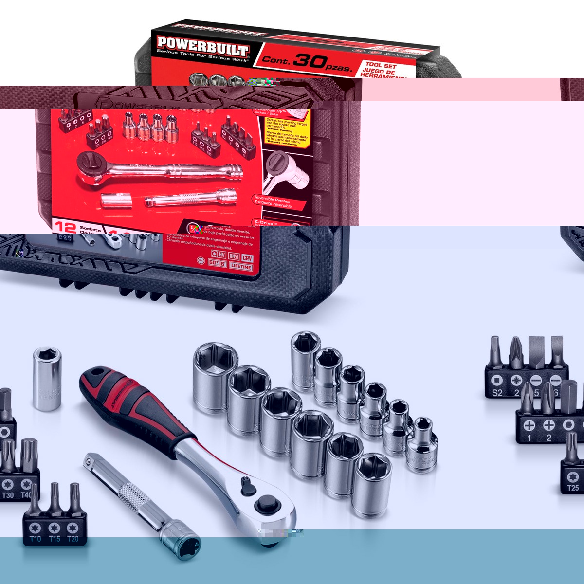30 Piece 1/4 in. Dr. Metric Socket Set