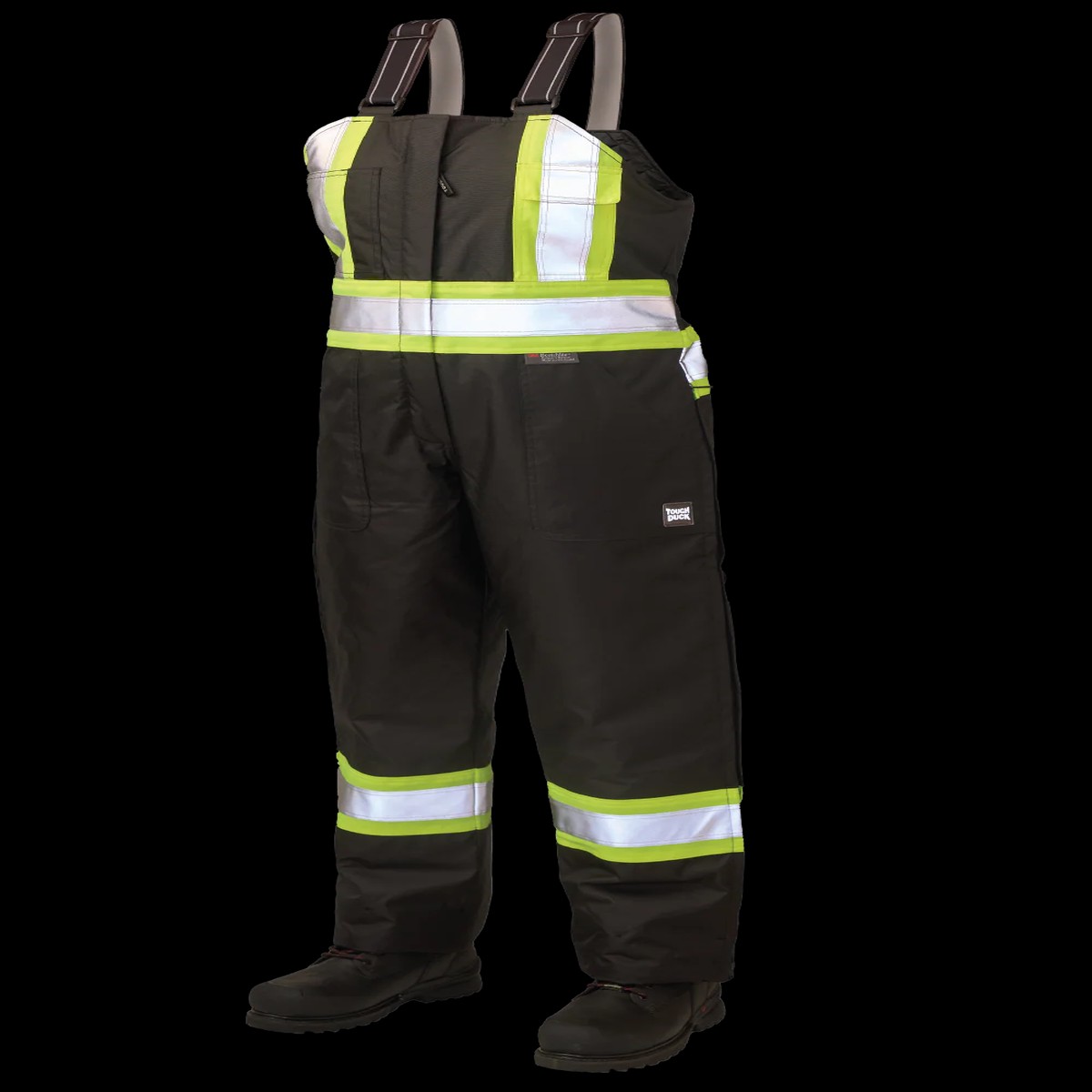 Bib Overall Pants - Tough Duck Women's Poly Oxford Insulated Safety Bib, SB08