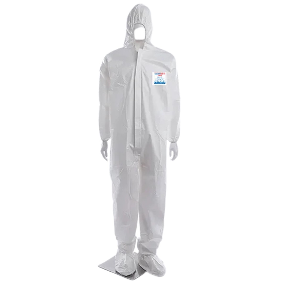 Coverall - Ronco CoverMe XP 1800 Type 5/6 Microporous Coverall, With Attached Boots, 40-551B