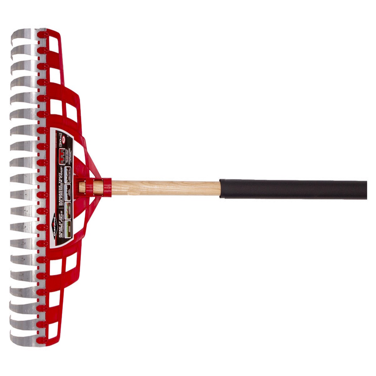 Rake - Garant 16-Tine Multi-Purpose Lawn Rake with Comfort Grip 80351 / GLR20SPC